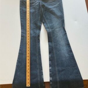 EUC Dereon Beyonce Girls Summer Flare Blue Denim Jeans Size 1/2 (R)